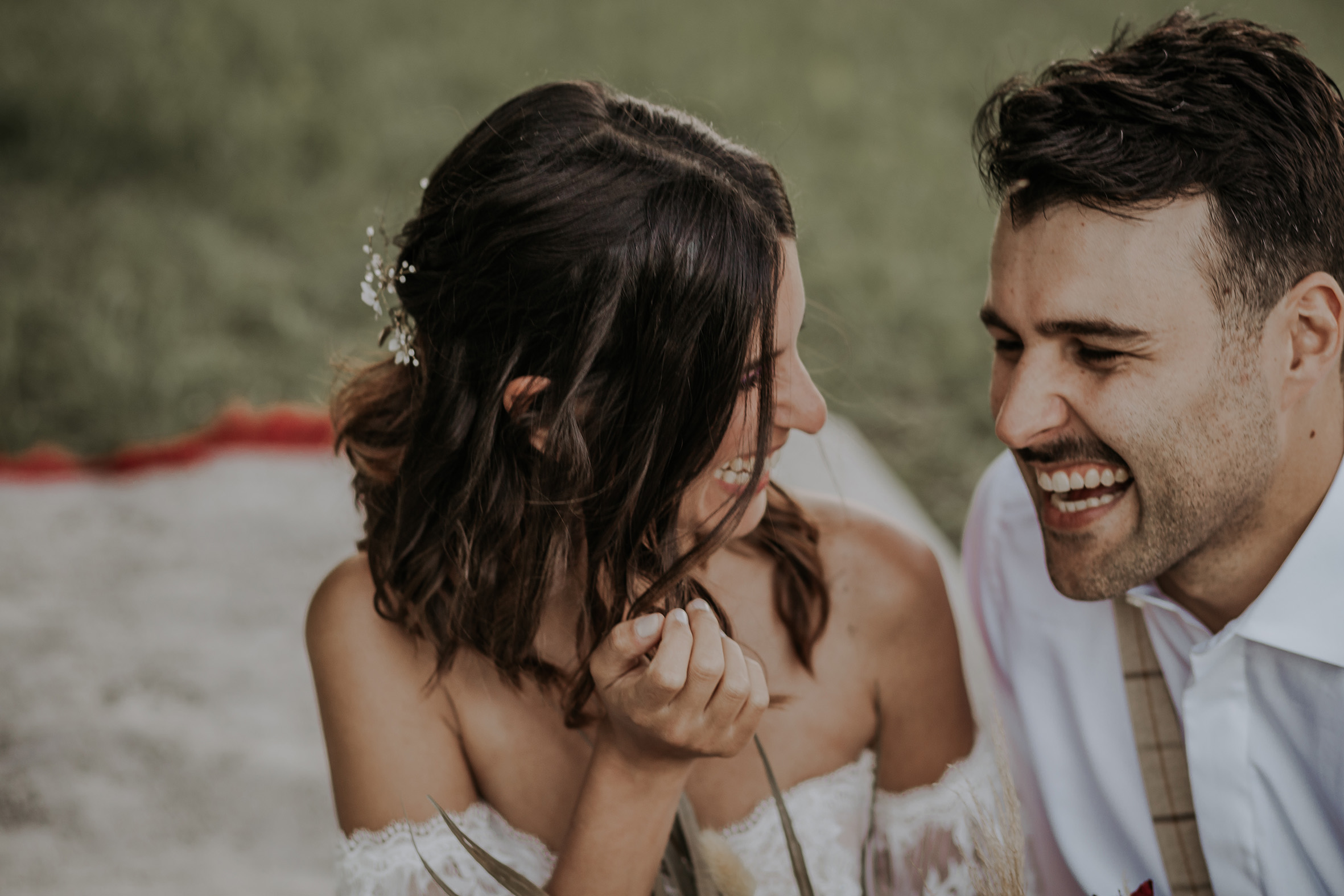 matrimonio in campo di lavanda a Bologna