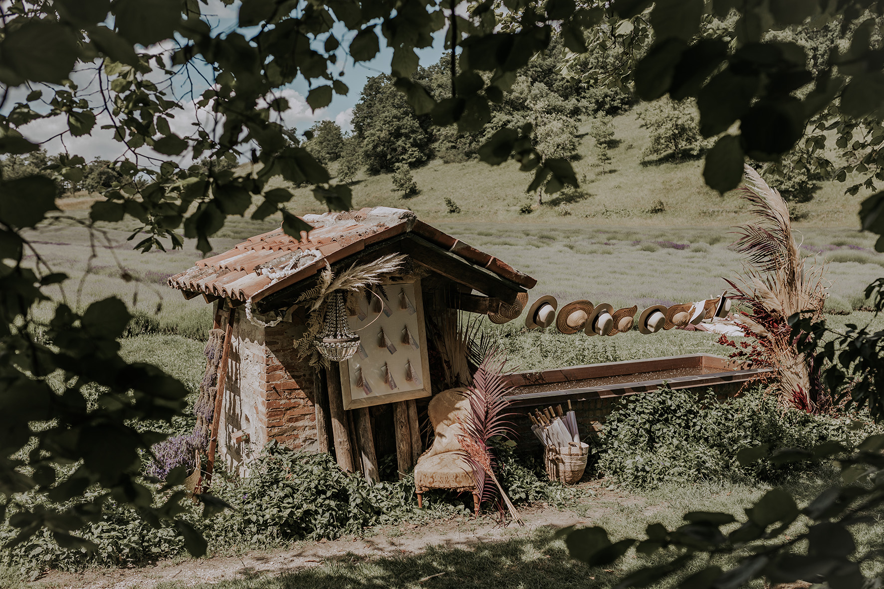 matrimonio in campo di lavanda a Bologna